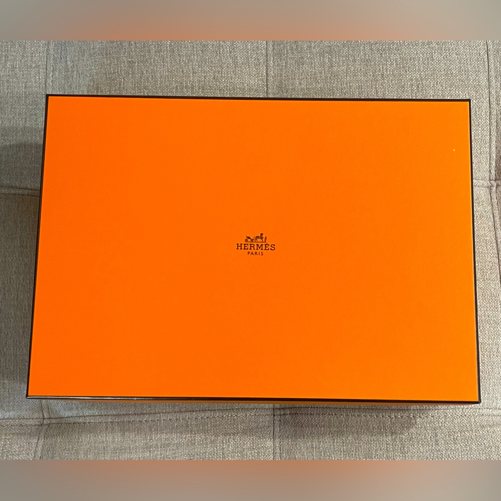 Hermès Orange large bag  Box